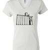 Women's Short Sleeve V-Neck T-Shirt Thumbnail