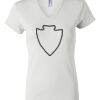 Women's Short Sleeve V-Neck T-Shirt Thumbnail
