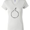 Women's Short Sleeve V-Neck T-Shirt Thumbnail