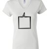 Women's Short Sleeve V-Neck T-Shirt Thumbnail