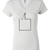Women's Short Sleeve V-Neck T-Shirt Thumbnail