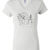 Women's Short Sleeve V-Neck T-Shirt Thumbnail