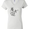 Women's Short Sleeve V-Neck T-Shirt Thumbnail