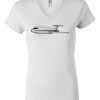 Women's Short Sleeve V-Neck T-Shirt Thumbnail