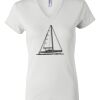 Women's Short Sleeve V-Neck T-Shirt Thumbnail