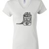Women's Short Sleeve V-Neck T-Shirt Thumbnail