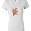 Women's Short Sleeve V-Neck T-Shirt Thumbnail
