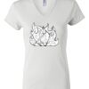 Women's Short Sleeve V-Neck T-Shirt Thumbnail