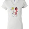 Women's Short Sleeve V-Neck T-Shirt Thumbnail