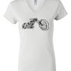 Women's Short Sleeve V-Neck T-Shirt Thumbnail