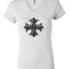 Women's Short Sleeve V-Neck T-Shirt Thumbnail