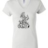 Women's Short Sleeve V-Neck T-Shirt Thumbnail