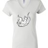 Women's Short Sleeve V-Neck T-Shirt Thumbnail