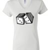 Women's Short Sleeve V-Neck T-Shirt Thumbnail