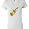Women's Short Sleeve V-Neck T-Shirt Thumbnail