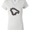 Women's Short Sleeve V-Neck T-Shirt Thumbnail