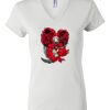 Women's Short Sleeve V-Neck T-Shirt Thumbnail