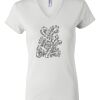 Women's Short Sleeve V-Neck T-Shirt Thumbnail