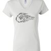 Women's Short Sleeve V-Neck T-Shirt Thumbnail
