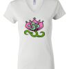 Women's Short Sleeve V-Neck T-Shirt Thumbnail