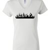 Women's Short Sleeve V-Neck T-Shirt Thumbnail