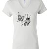 Women's Short Sleeve V-Neck T-Shirt Thumbnail