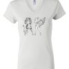 Women's Short Sleeve V-Neck T-Shirt Thumbnail