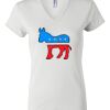 Women's Short Sleeve V-Neck T-Shirt Thumbnail
