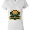 Women's Short Sleeve V-Neck T-Shirt Thumbnail