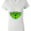 Women's Short Sleeve V-Neck T-Shirt Thumbnail