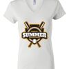 Women's Short Sleeve V-Neck T-Shirt Thumbnail