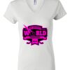 Women's Short Sleeve V-Neck T-Shirt Thumbnail