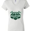 Women's Short Sleeve V-Neck T-Shirt Thumbnail