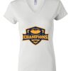 Women's Short Sleeve V-Neck T-Shirt Thumbnail
