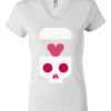 Women's Short Sleeve V-Neck T-Shirt Thumbnail