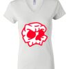 Women's Short Sleeve V-Neck T-Shirt Thumbnail