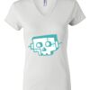 Women's Short Sleeve V-Neck T-Shirt Thumbnail