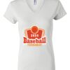 Women's Short Sleeve V-Neck T-Shirt Thumbnail