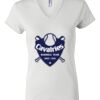 Women's Short Sleeve V-Neck T-Shirt Thumbnail