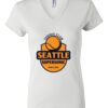 Women's Short Sleeve V-Neck T-Shirt Thumbnail