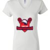 Women's Short Sleeve V-Neck T-Shirt Thumbnail