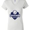 Women's Short Sleeve V-Neck T-Shirt Thumbnail