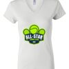 Women's Short Sleeve V-Neck T-Shirt Thumbnail