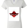 Women's Short Sleeve V-Neck T-Shirt Thumbnail