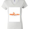 Women's Short Sleeve V-Neck T-Shirt Thumbnail