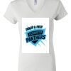 Women's Short Sleeve V-Neck T-Shirt Thumbnail