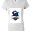 Women's Short Sleeve V-Neck T-Shirt Thumbnail