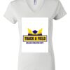 Women's Short Sleeve V-Neck T-Shirt Thumbnail