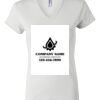 Women's Short Sleeve V-Neck T-Shirt Thumbnail