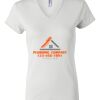 Women's Short Sleeve V-Neck T-Shirt Thumbnail
